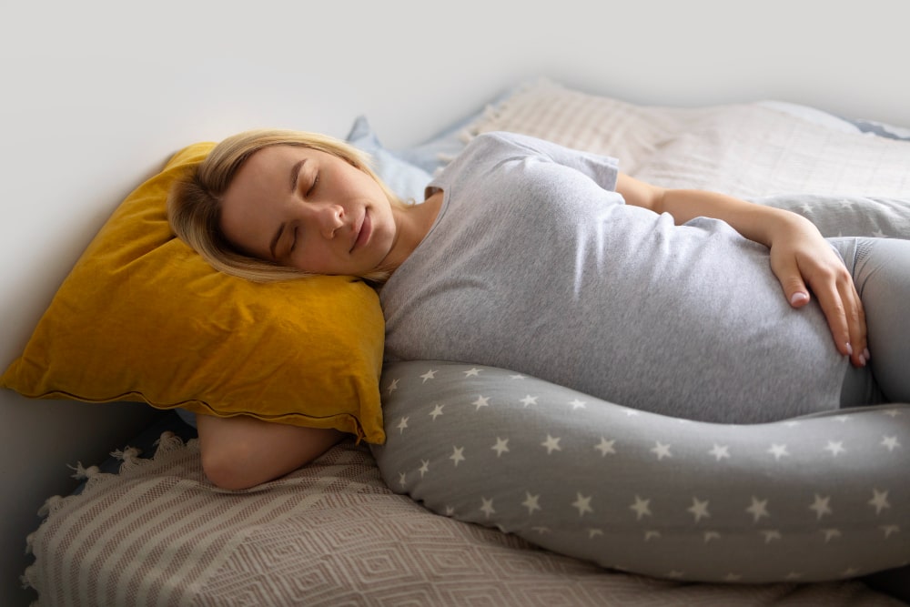 خوابیدن راحت بارداری 